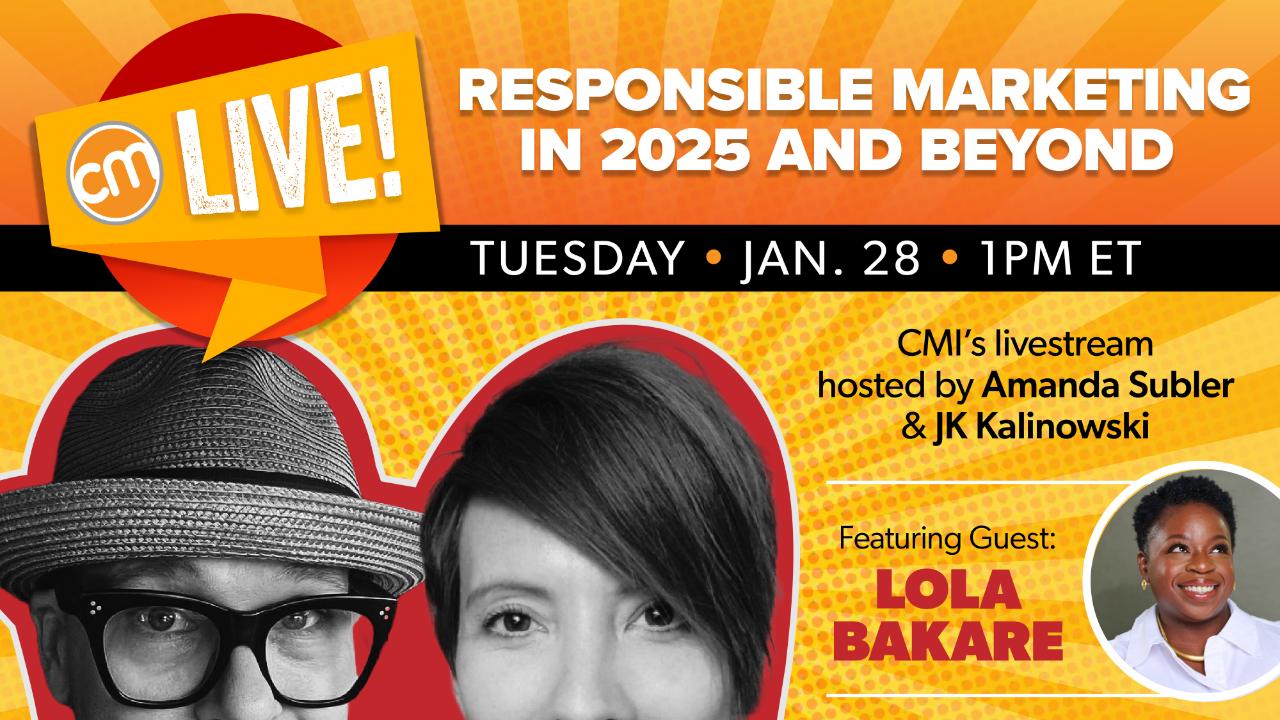 Next Tuesday: Responsible Marketing in 2025 and Beyond