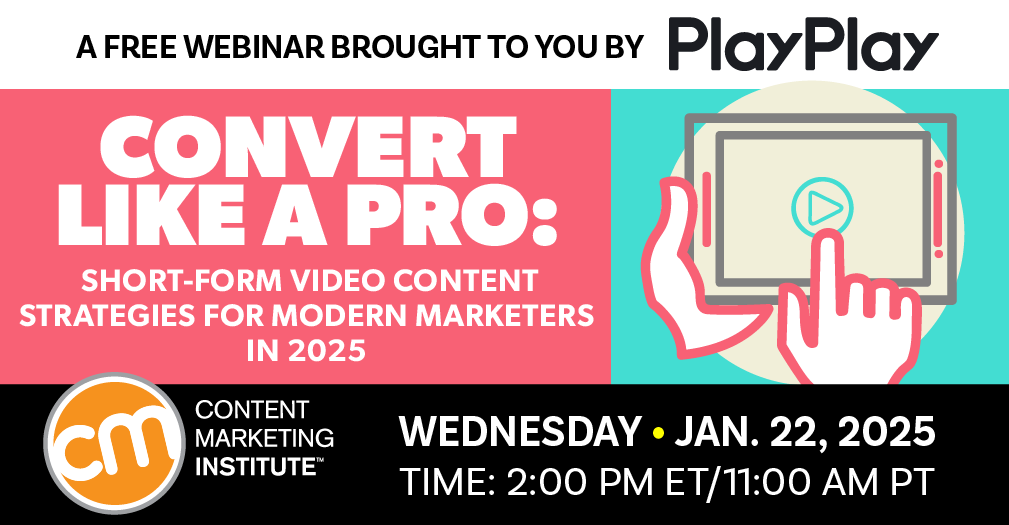 Next Wednesday: Convert Like A Pro With Short-Form Video