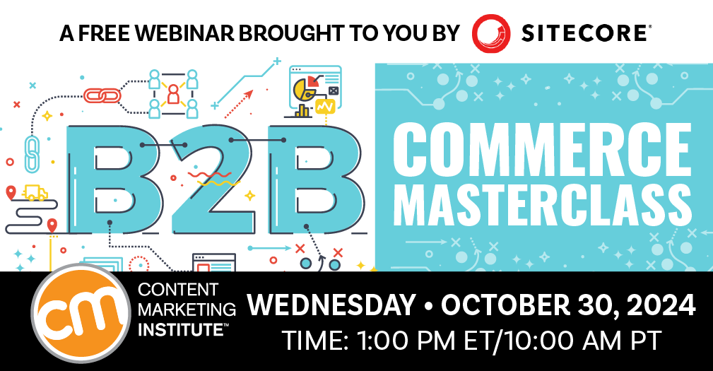 Today: B2B Commerce Masterclass | 1 PM ET/10 AM PT