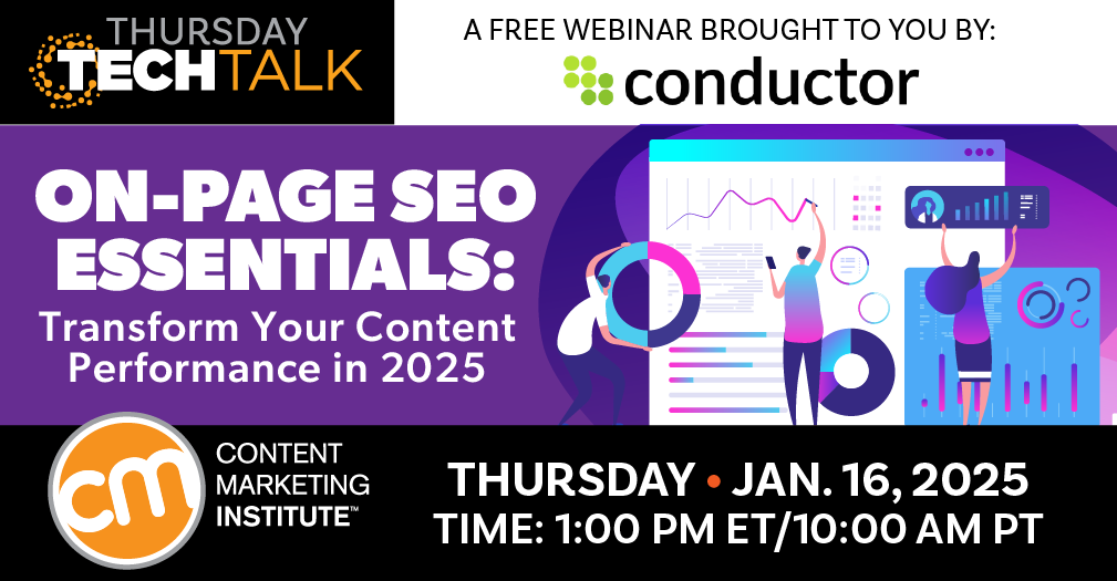 Next Thursday’s Webinar: On-Page SEO Essentials