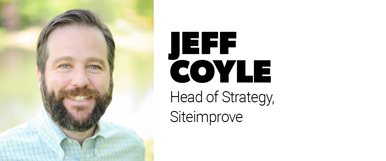 Jeff Coyle, head of strategy, Siteimprove
