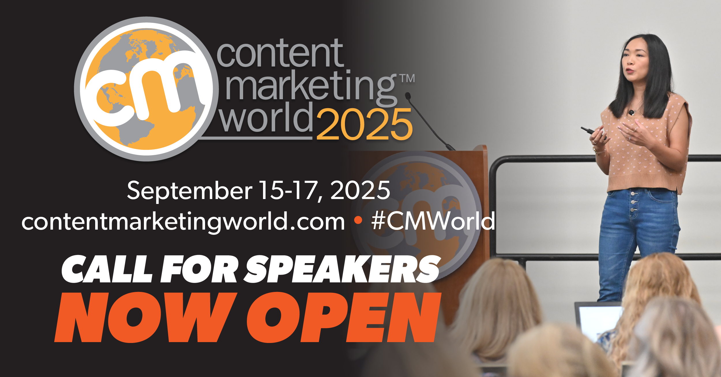 Take the Stage at Content Marketing World 2025